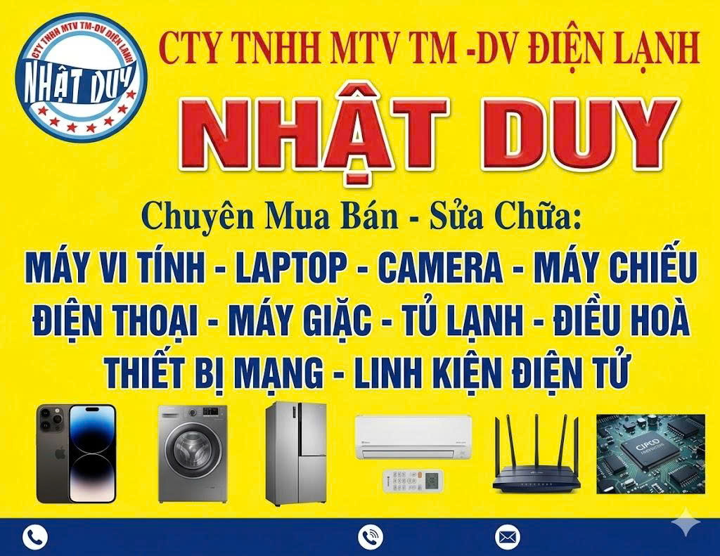 Nhật Duy - Chuyên Mua Bán Sửa Chữa Máy Vi Tính Laptop Camera